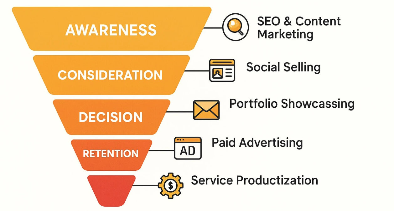 Marketing bosqichlari funnel